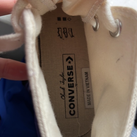 Converse Off-White Chuck 70 High Sneakers - Size 8 - Picture 6 of 10